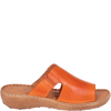 Skórzane klapki damskie marki Syrena SST 663 pomarańczowe