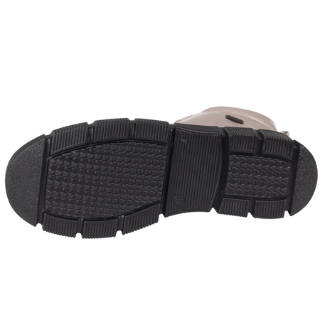 Komfortowe botki skórzane Syrena SH 523 cappuccino