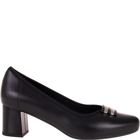 Czółenka damskie skórzane marki Syrena SGO 1562 czarne