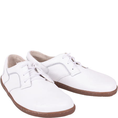 Półbuty damskie marki Syrena SH 715-2B białe - Skóra naturalna