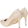 Czółenka, szpilki skórzane damskie Syrena SWB 012 beż