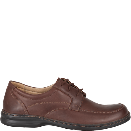 Półbuty męskie brązowe Syrena SH 870 - skóra naturalna
