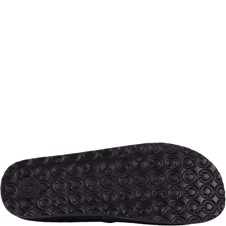 Kapcie męskie INBLU SI000024 szaro-niebieski filc skórzana wkładka