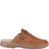 Komfortowe klapki męskie skórzane Syrena SH 011 brązowe