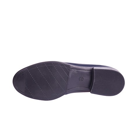 Mokasyny damskie skóra naturalna marki Syrena SE 052 P granatowe