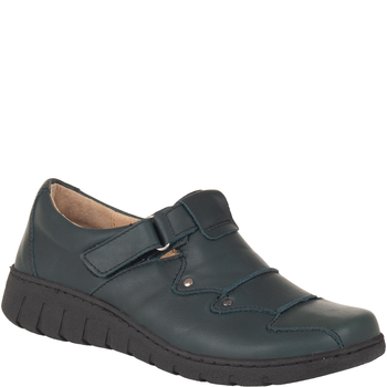 Półbuty Syrena SH 780-2S zielone - wygodne buty na rzepy