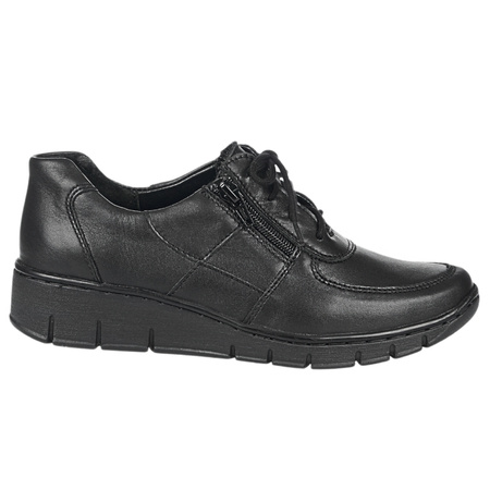 Półbuty damskie skórzane marki SYRENA SST 1749/P czarne