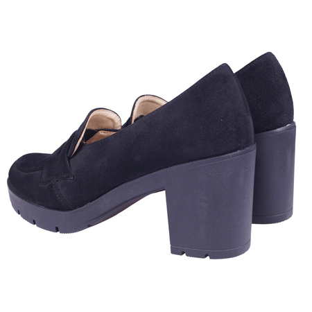 Polskie półbuty z linii eco w kolorze czarnym model EDA 321