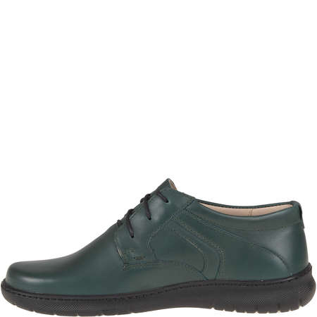 Skórzane półbuty damskie marki Syrena SR 819 zielone