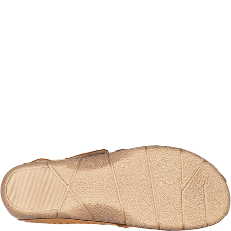 Sandały damskie skórzane marki Syrena SH 4011 brązowe