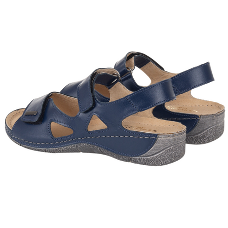 Sandały damskie skórzane Syrena SWB 550 granatowe