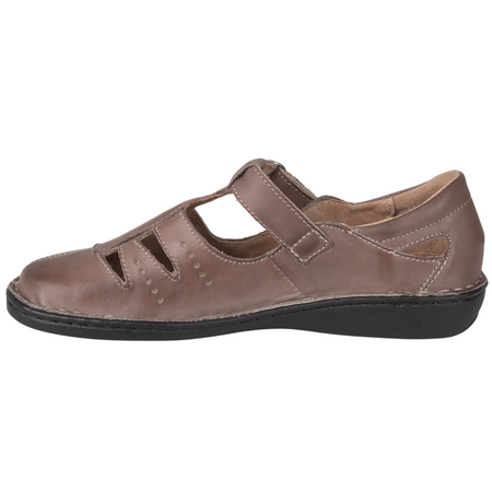 Przewiewne półbuty na rzepy SOT 067 cappuccino marki Syrena