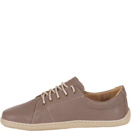 Wygodne półbuty BareFoot Syrena SH 436 - skóra, khaki