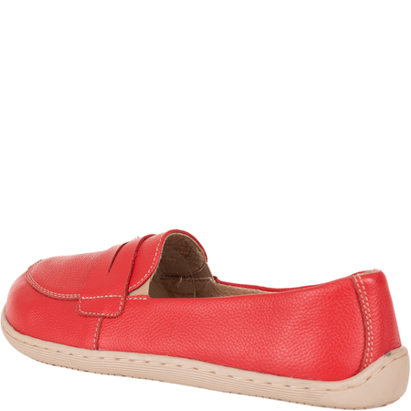 Czerwone półbuty damskie Syrena SH 433 skóra naturalna