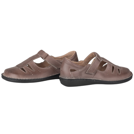 Przewiewne półbuty na rzepy SOT 067 cappuccino marki Syrena