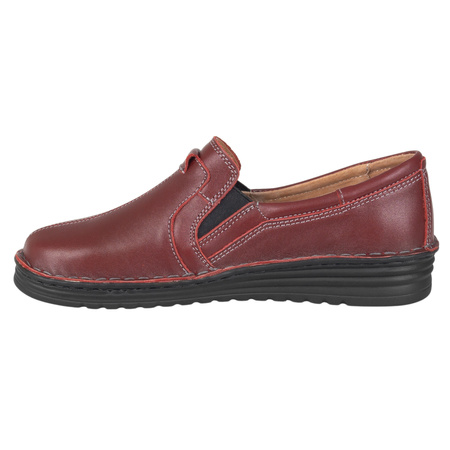 Półbuty damskie SOT 079/M w kolorze bordowym marki Syrena