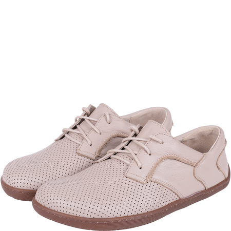 Półbuty damskie marki Syrena SH 715-2B ecru - Skóra naturalna