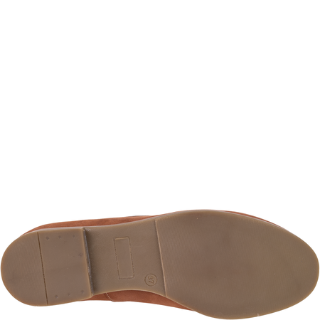 Półbuty Syrena SST 1758 brązowe, skóra naturalna nubuk