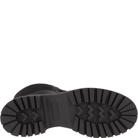 Botki damskie Syrena SST 4103 czarne - skóra naturalna