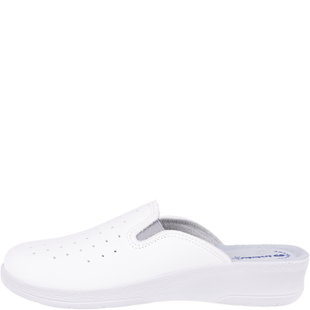 Białe klapki damskie Inblu 50000034 sanitarne z miękką wkładką