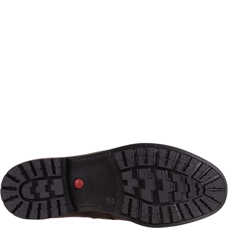 Trzewiki męskie zimowe Syrena SI 087-785 brązowe - skóra naturalna