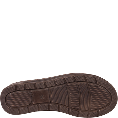 Botki damskie Syrena SH 786 brązowe skórzane wygodne tęgość H+