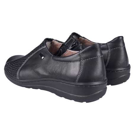 Elastyczne półbuty damskie Syrena SH 22714 czarne