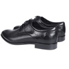 Półbuty męskie pantofle wizytowe skórzane marki Syrena SE 929 czarne