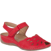 Sandały damskie skórzane Syrena SH 4011 czerwone