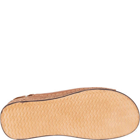 Skórzane sandały damskie marki Syrena SST 987 rude