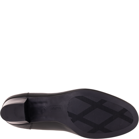 Czółenka damskie skórzane marki Syrena SPU 399 czarne