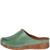 Klapki damskie skóra naturalna Syrena SST 922 zielone