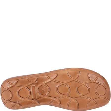 Skórzane klapki damskie marki Syrena SST 663 zielone