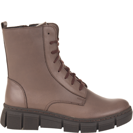 Skórzane trzewiki damskie Syrena SST 4090/DA brązowe