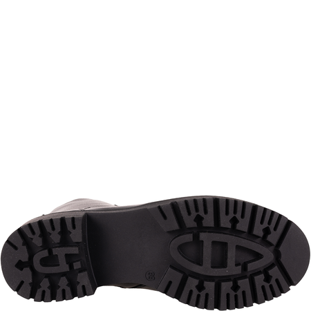 Trzewiki damskie skórzane marki Syrena SPU B-246 czarne