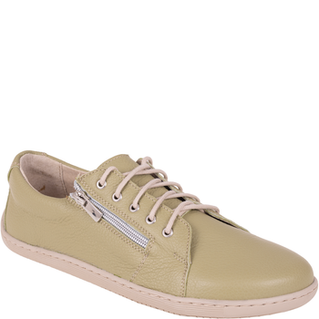 Wygodne półbuty BareFoot Syrena SH 436 - skóra, zielone