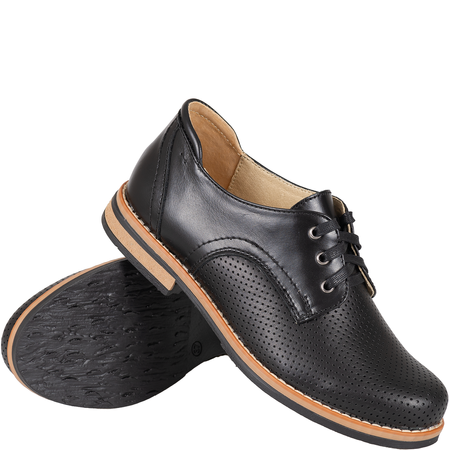 Półbuty skórzane Syrena SST 1752, elegancja i komfort