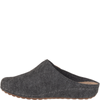 Kapcie damskie Syrena SH 104 grafit z wkładką skórzaną