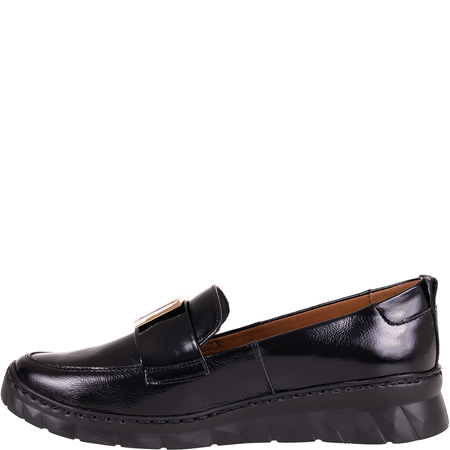 Syrena SGO 1970 czarne półbuty - skóra naturalna, komfortowe