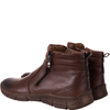 Trzewiki męskie Syrena SI 015A-468 brązowe - skóra naturalna, ocieplane, na zamek