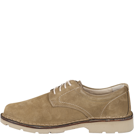 Skórzane półbuty męskie marki Syrena SH 808 oliwka