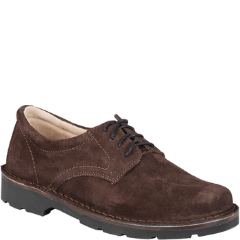 Skórzane półbuty męskie marki Syrena SH 808 brązowe