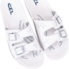 Białe klapki damskie Inblu VR00006B z żelową wkładką