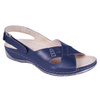 Sandały damskie skórzane SYRENA SWB 22531 granatowe