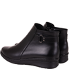 Wygodne botki damskie skórzane Syrena SGO 2104 czarne