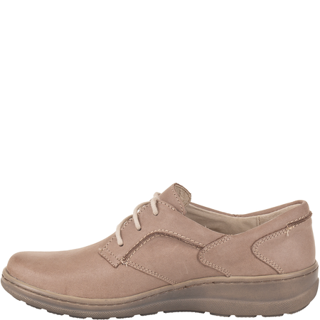 Komfortowe półbuty damskie skórzane Syrena SH 715-2 beż