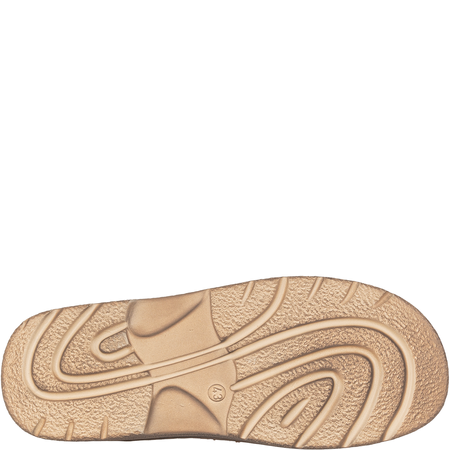 Komfortowe klapki męskie skórzane Syrena SH 011 brązowe