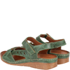 Sandały damskie skórzane marki Syrena SST 907 zielone