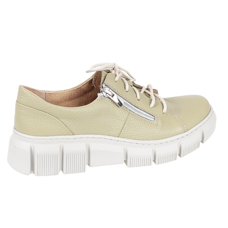 Półbuty damskie skórzane w kolorze zielonym Syrena Comfort SH 413