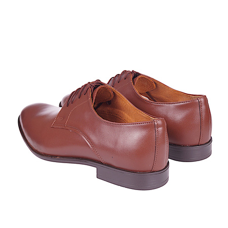 Półbuty wizytowe męskie skórzane w kolorze brązowym Syrena SE 934